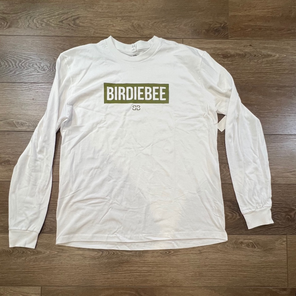 BIRDIEBEE Women's Long Sleeve Logo T-Shirt, XL, NWT, Casual, Lightweight